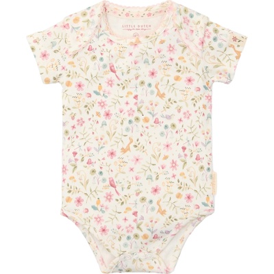 Little Dutch Бебешко боди с къс ръкав Little Dutch Fairy Garden - 44 cm, 0 м (CL25220001)