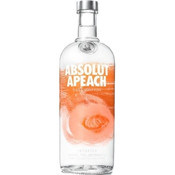 Absolut Apeach 40% 1 l (čistá fľaša)