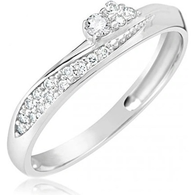 Cutie Jewellery gold Designově dámský prsten Z6907 2862 ze zlata se zirkony Žlutá