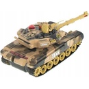 KIK RC tank T-80 No.9995 s dobíjacím packom USB+adaptér 2,4 GHz piesková RTR 1:32
