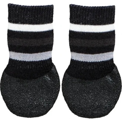 TRIXIE Dog Socks L-XL - Меки кучешки чорапи с гумено неплъзгащо покритие, 2 броя