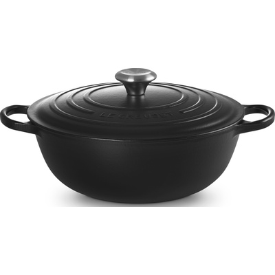 Le Creuset La Marmite Signature тенджера, 28 см, черен мат (21114280000430)