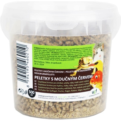 UGF peletky s moučným červem 500 ml Ostatní