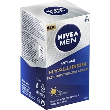 Nivea Men Hyaluron SPF 15 Face Moisturizing Cream 50 ml od 8,99