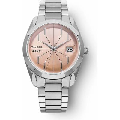 Nivada Grenchen Antarctic Salmon Spider - Bracelet Flat Link