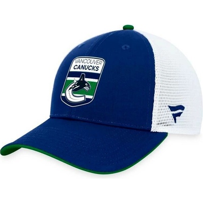Fanatics Authentic Pro Draft Structured Trucker Vancouver Canucks