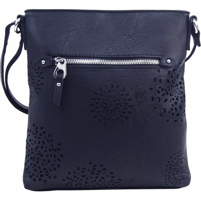 Bella Belly crossbody dámská kabelka v květovaném designu tmavě modrá 5432-BB