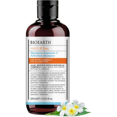 Bioearth šampon na vlasy po slunění 250ml