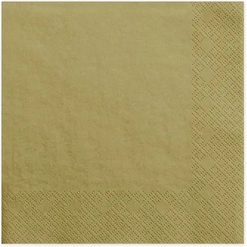 PartyDeco Златисти салфетки - 33 x 33 см