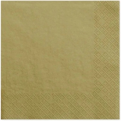 PartyDeco Златисти салфетки - 33 x 33 см
