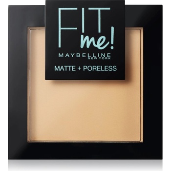 Maybelline new york Fit Me! Matte+Poreless матираща пудра цвят 130 Buff Beige 9 гр