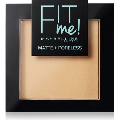 Maybelline new york Fit Me! Matte+Poreless матираща пудра цвят 130 Buff Beige 9 гр