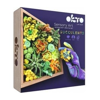 Doktorvolt Creative set Wood&Craft DIY Succulents 21x21cm Energy 10009