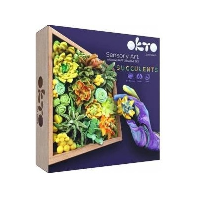 Doktorvolt Creative set Wood&Craft DIY Succulents 21x21cm Energy 10009
