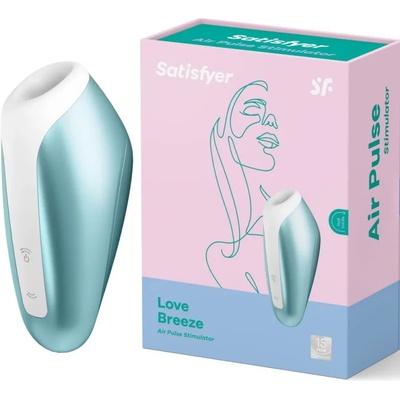 Клитор стимулатор с въздушни импулси, бриз - Love Breeze Blue (SATISFY193)