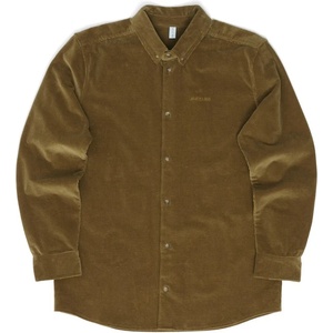 Mazine Мъжка риза с копчета Mazine Corduroy Shirt - Dried Olive (033-2776-0311)