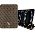 GUESS Калъф за iPad Pro 11 (2024) - Guess Magnetic 4G Big Logo (GUFC11PM24PS4S4SGW) - Кафяв
