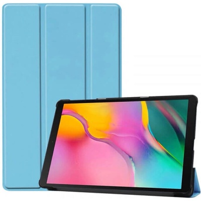 SES 2v1 Smart flip cover + zadní plastový ochranný kryt Samsung Galaxy Tab A8 SM-X200 10527 světle modrý