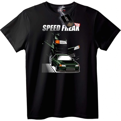 NOONEBRAND Тениска Speed Freak за Автомобилни Запалянковци - XL, White