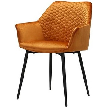 ЕВРОМАР Трапезен стол К-329 оранжев / черен