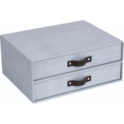Bigso Birger Canvas Paper Laminate organizér světlá/šedá