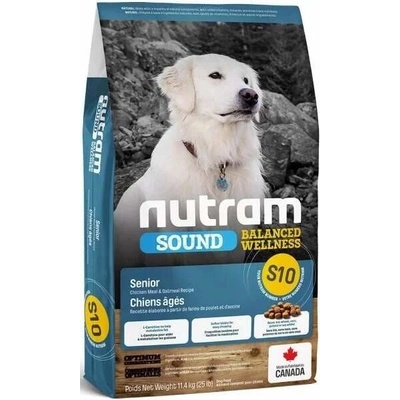 S10 Nutram Sound Senior Dog 3 x 11,4 kg