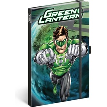 NOTIQUE Notes Green Lantern linajkovaný 13 x 21 cm