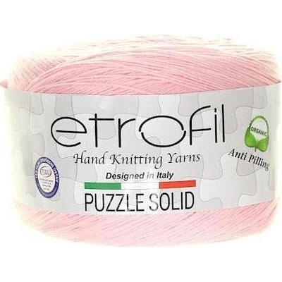 Etrofil Příze Puzzle Solid světle růžová PS 008