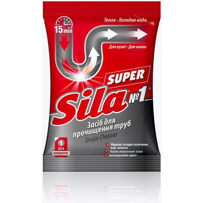 SUPER SILA na čistenie odpadového potrubia 70 g