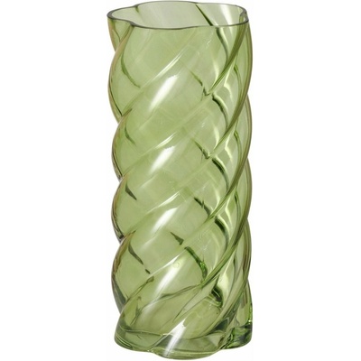 Boltze Lesklá skleněná váza CURVO, 30 cm