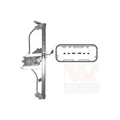 Mechanizmus zdvíhania okna VAN WEZEL 4328261