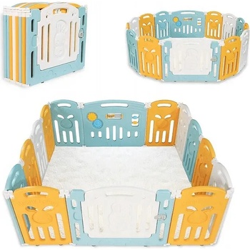 Image 1 of CCLife Модулна детска кошара 14 модула 158 x 120 cм. CCLife