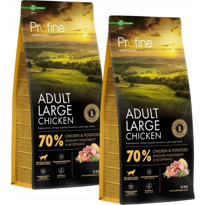 Profine Adult Large kuřecí 2 x 12 kg