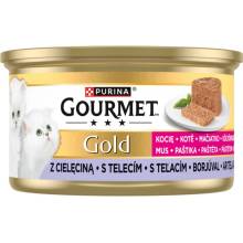 Gourmet Gold cat paštika telecí 85 g