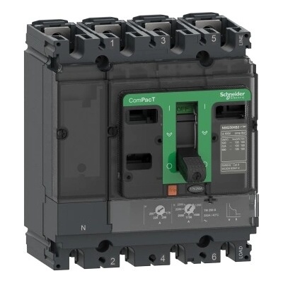 Schneider Electric Deon NSX250B 25kA AC 4P3D 250A TMD C25B6TM250