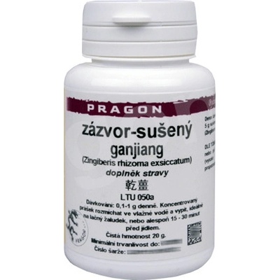 Zázvor sušený extrakt Ganjiang 20g Pragon