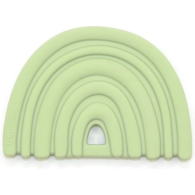 O. B Designs Rainbow Teether гризалка Green 3m+