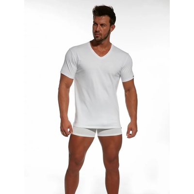 Cornette Mъжка тениска Authentic 201 в бял цвятEH-29240-CZERWONY - Бял, размер M