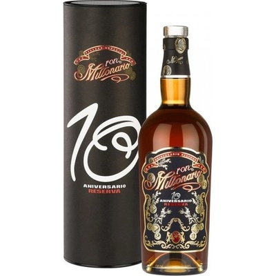 Ron Millonario Aniversario Reserva 10y 40% 0,7 l (tuba)