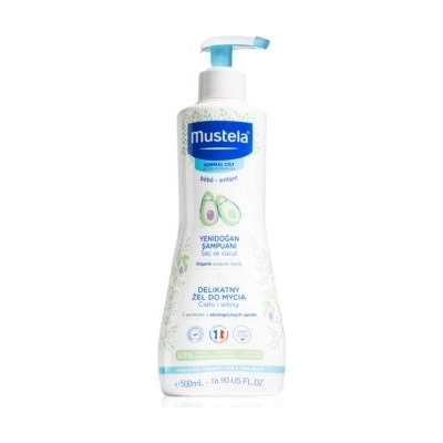 Mustela Bébé Cleansing Gel jemný čisticí gel od narození 500 ml