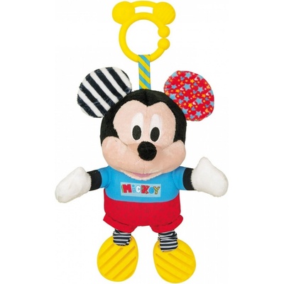 Clementoni Baby Mickey plyšový se zvuky a úchytem
