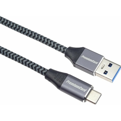 PremiumCord USB-C - USB-A 3.0 Braided 0, 5 m USB кабел (KU31CS05)