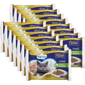 PreVital Fillet Selection Sterile Консерва сьомга в сос 60 x 85 г