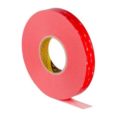 3M LSE-060WF VHB Extra hrubá páska vhodná na práškové lakovanie PP kompozity 0,6 mm x 38 mm x 33 m biela