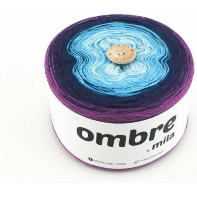 MILA Příze OMBRE Classic 1200m/3nitky M011 - Mražené ostružiny