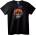 NOONEBRAND Тениска Skull байкер с каска - 2XL, White