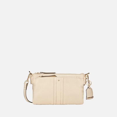 Geox Béžová dámska kabelka Claree crossbody krémová