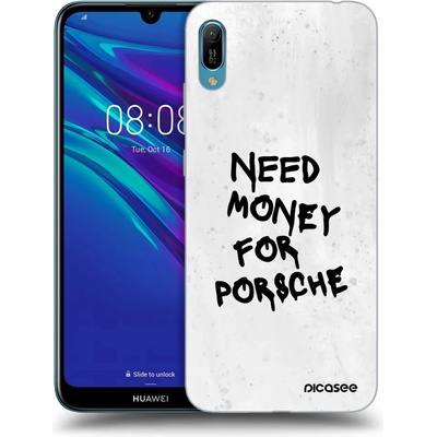 Picasee silikonový průhledný obal pro Huawei Y6 2019 - White Dollar