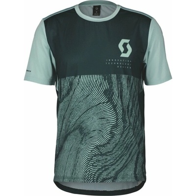 Scott Trail Vertic S/SL Men's Shirt Aruba Green/Mineral Green