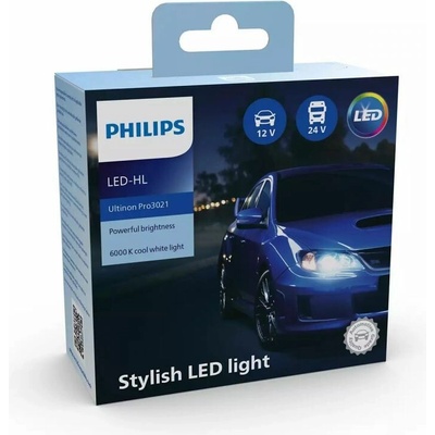 PHILIPS LED H3 Ultinon Essential 6000K 2 ks